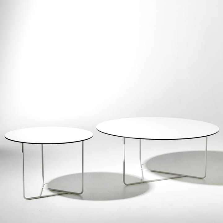 Tellus sohvapöytä - Valkoinen, kromirunko, k44 s64 - SMD Design