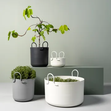 Tivoli 25 ruukku - Tummanharmaa, Ø25x30 cm - SMD Design