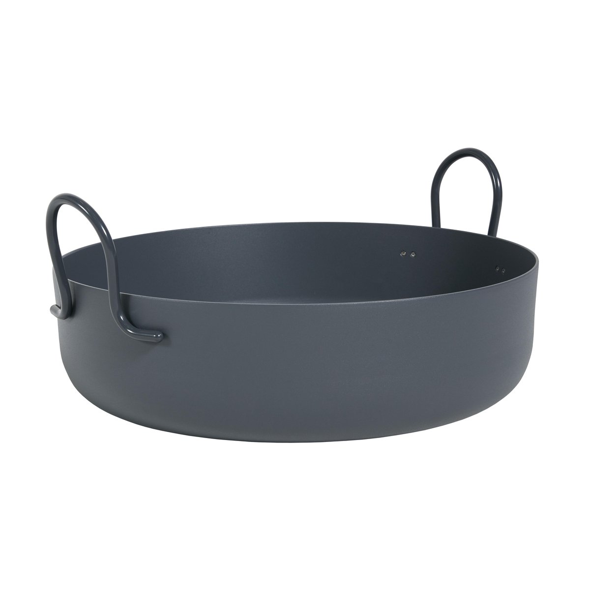 SMD Design Tivoli ruukku 50 cm matala Tummanharmaa | Skandinaavinen Sisustus | Ruukut | Harmaa