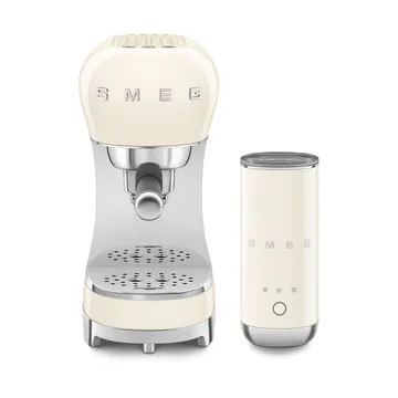 Smeg 50's Style espressokone maidonvaahdottimella - kerma - Smeg