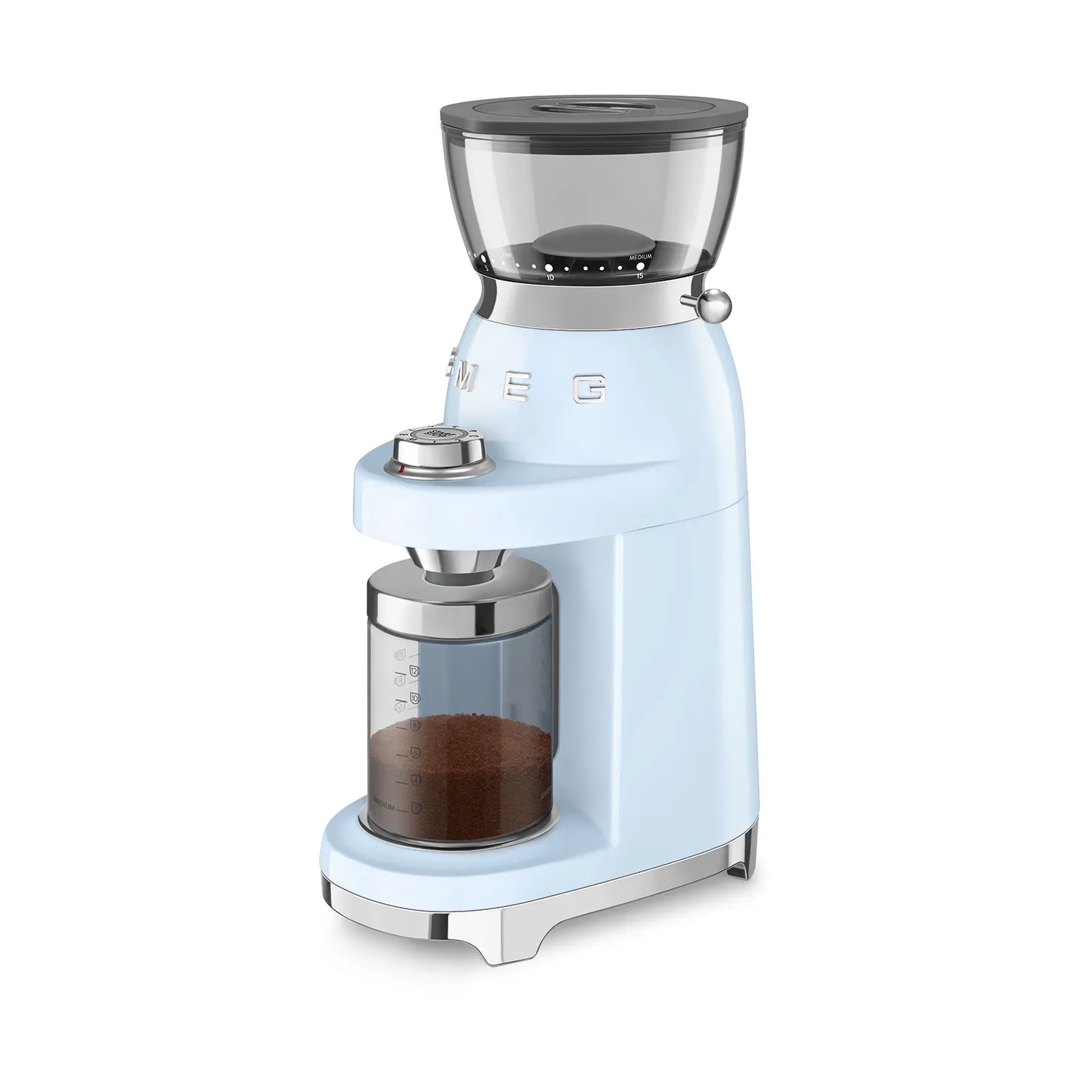 Smeg 50's style -kahvimylly CGF03, Pastellinsininen Smeg