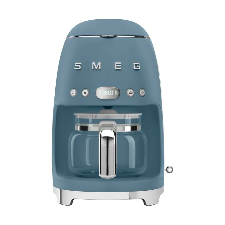 Smeg 50's Style kahvinkeitin 10 kuppia - Matt storm blue - Smeg