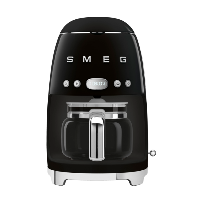 Smeg 50's Style kahvinkeitin 10 kuppia Musta | Skandinaavinen Sisustus | Musta