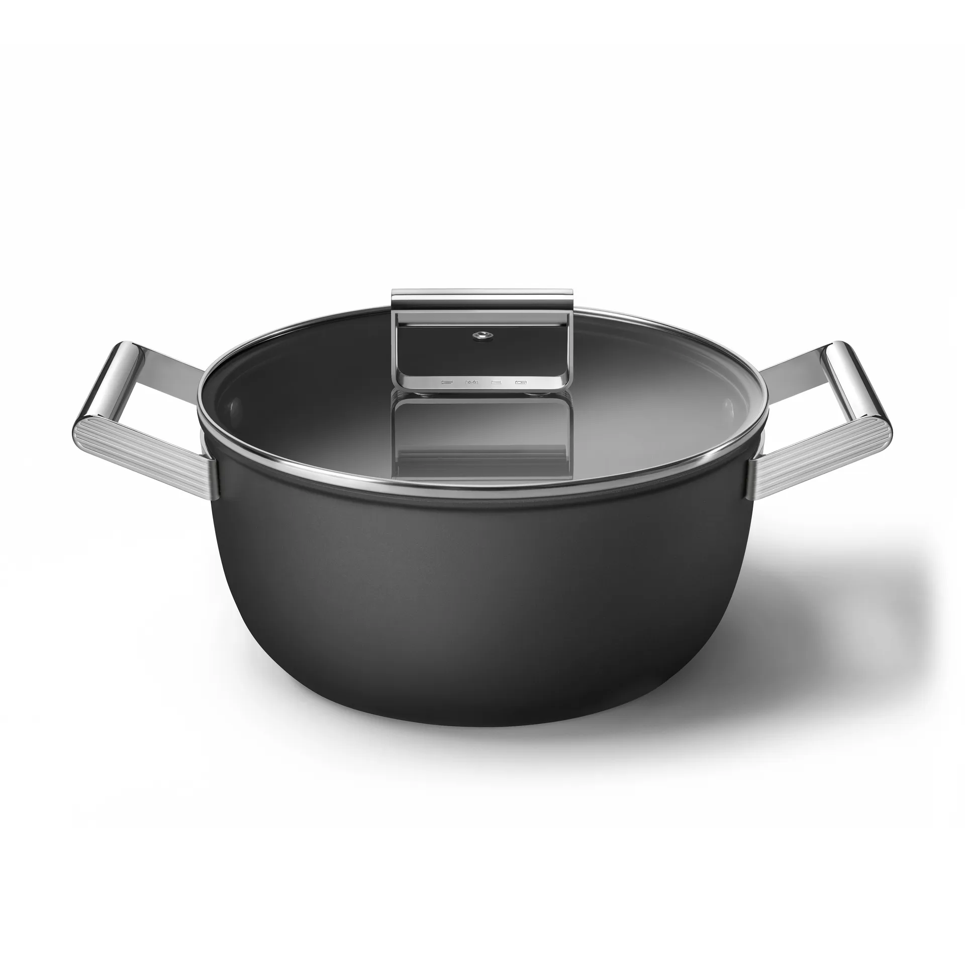 SMEG 50's Style kattila kannella Ø24 cm, Musta Smeg
