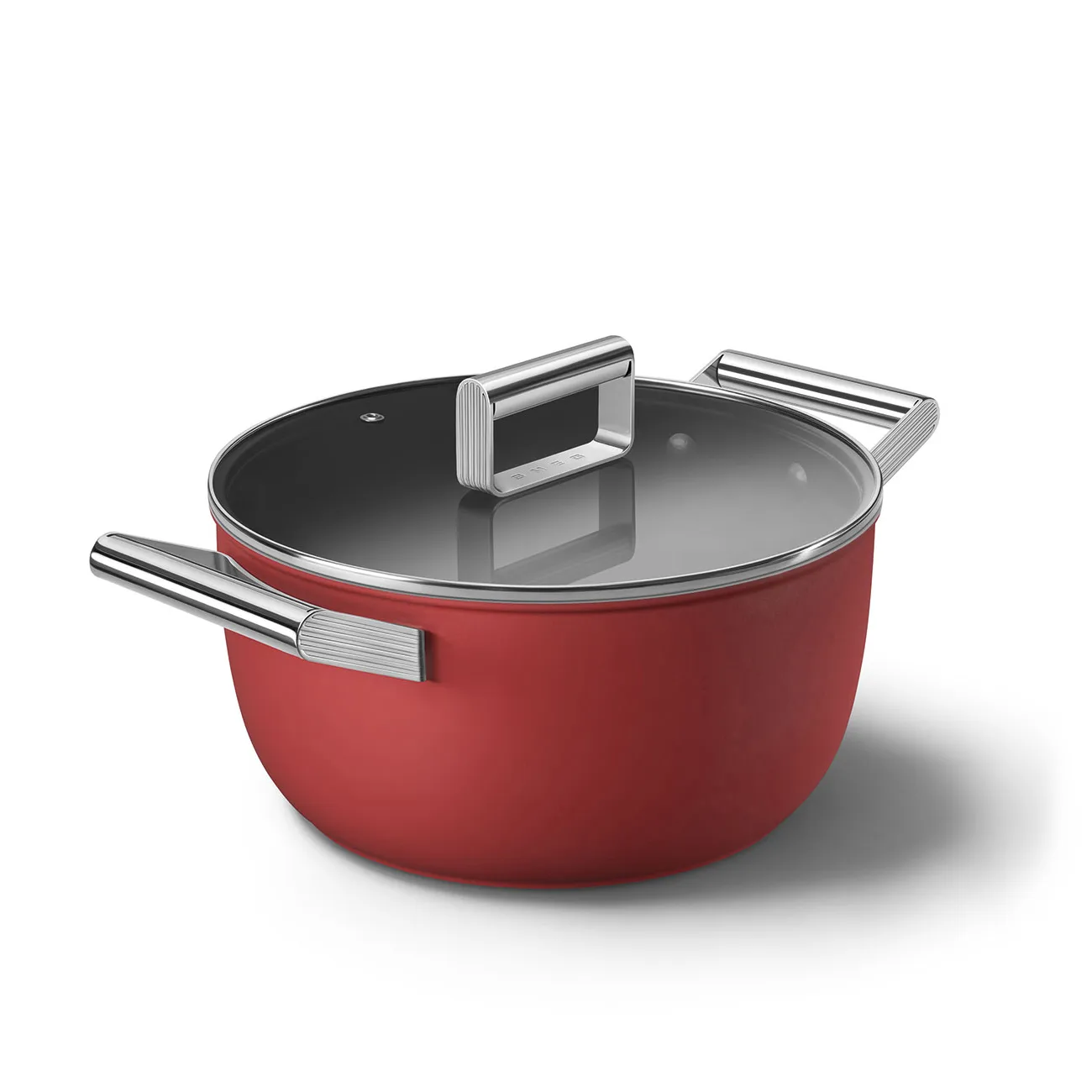 SMEG 50's Style kattila kannella Ø24 cm, Punainen Smeg