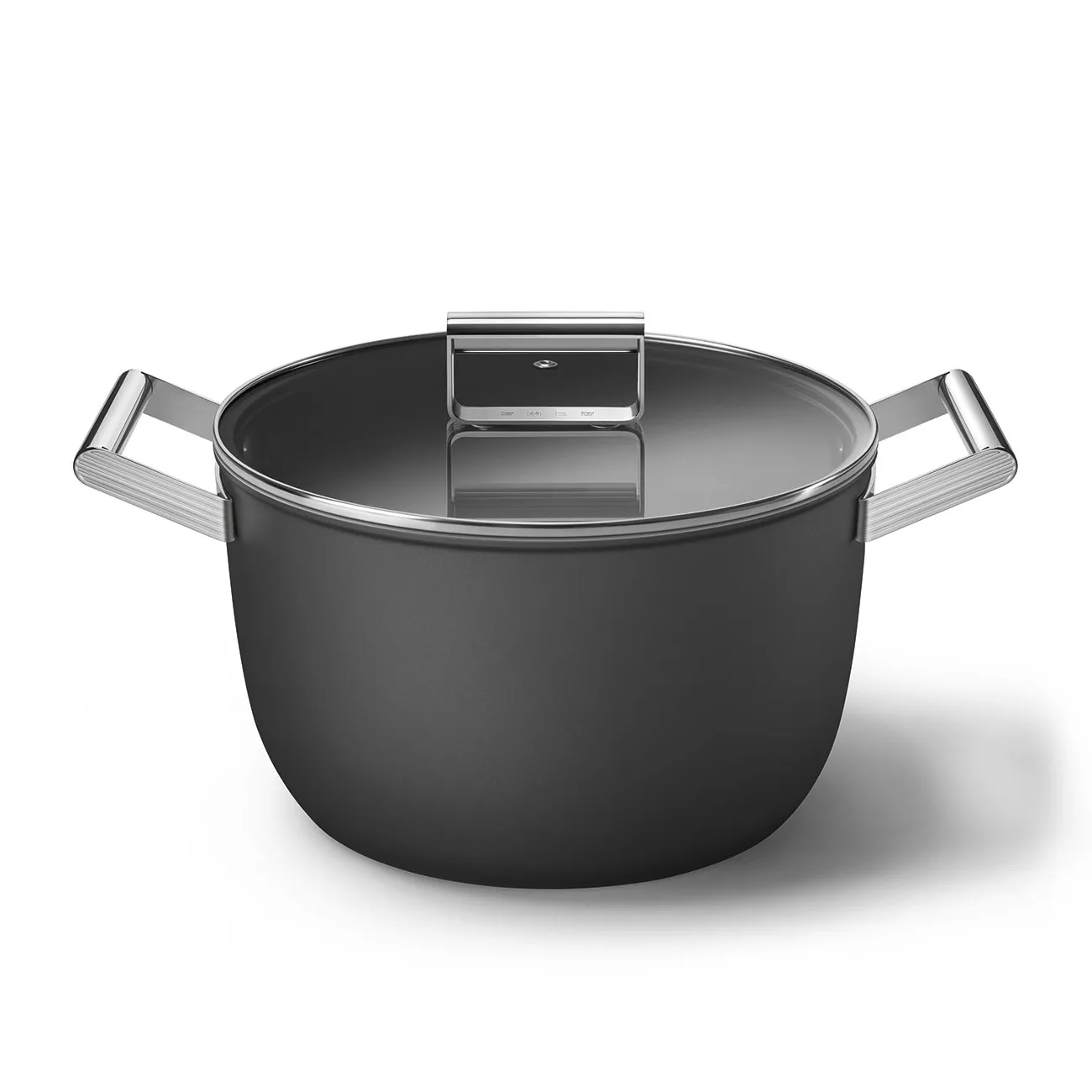 SMEG 50's Style kattila kannella Ø26 cm, Musta Smeg