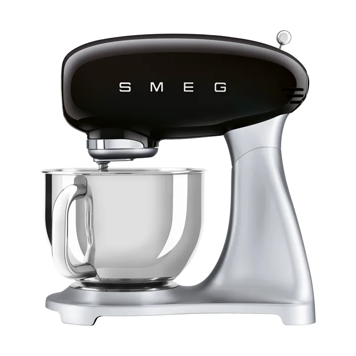 Smeg 50's Style keittiökone 4,8 L - Musta‑hopea 800 W - Smeg