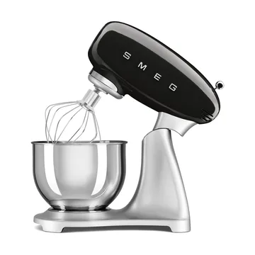 Smeg 50's Style keittiökone 4,8 L - Musta‑hopea 800 W - Smeg