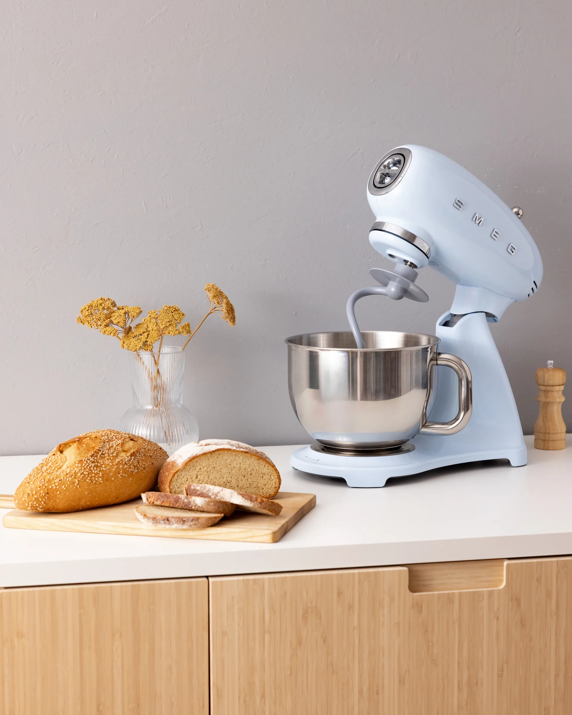 Smeg 50’s style keittiökone, Pastellinsininen, 1000 W, 4,8 l Smeg