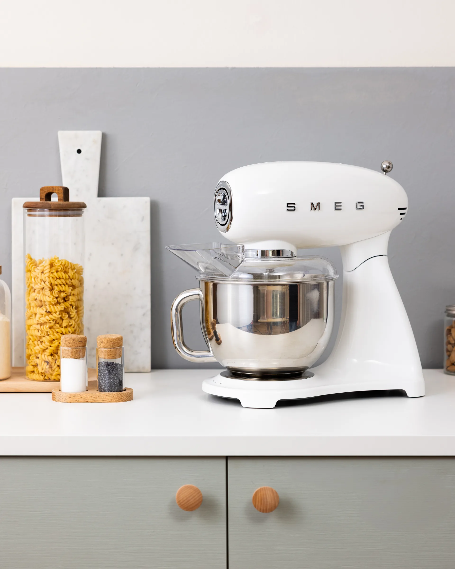 Smeg 50’s style keittiökone, Valkoinen, 1000 W, 4,8 l Smeg
