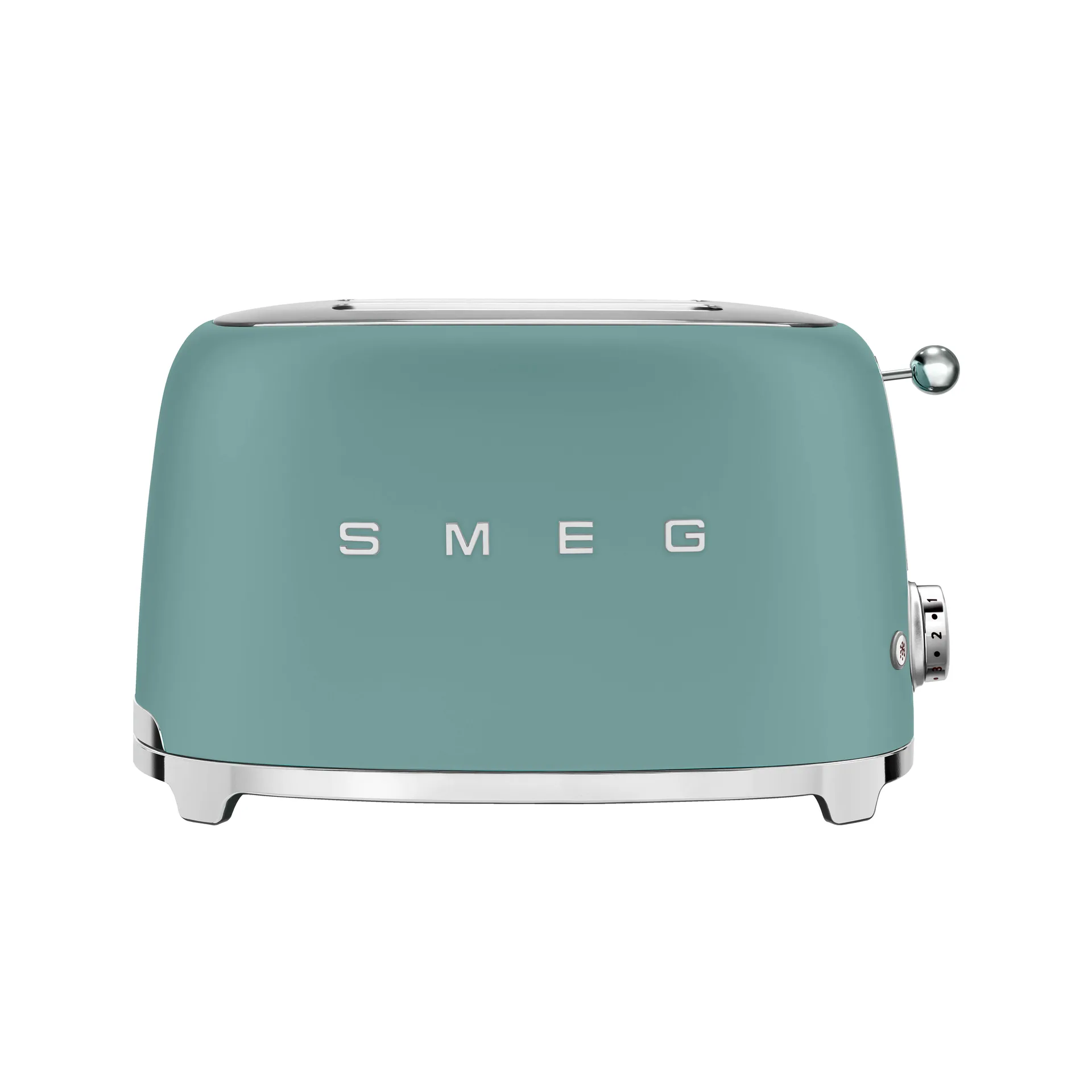 Smeg 50's Style leivänpaahdin 2 viipaletta, Smaragdinvihreä Smeg