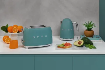 Smeg 50's Style leivänpaahdin 2 viipaletta - Smaragdinvihreä - Smeg