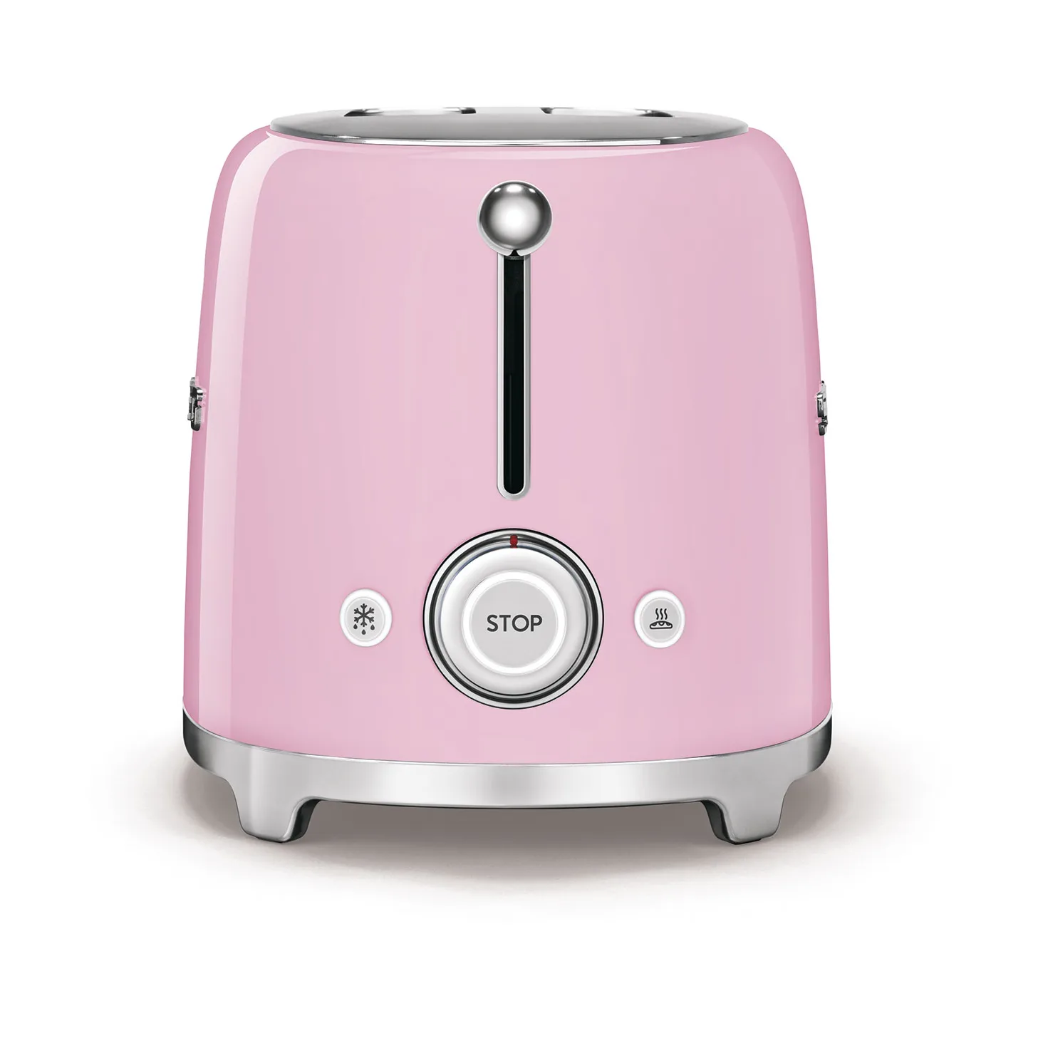 Smeg 50's Style leivänpaahdin 4x2 viipaletta, Rosa Smeg