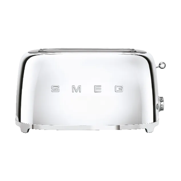 Smeg 50's Style leivänpaahdin 4x2 viipaletta small, Kromi Smeg