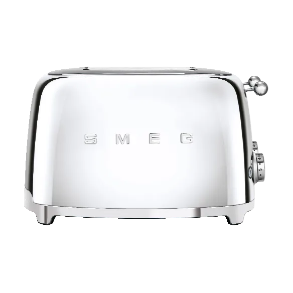 Smeg 50's Style leivänpaahdin 4x4 viipaletta, Kromi Smeg