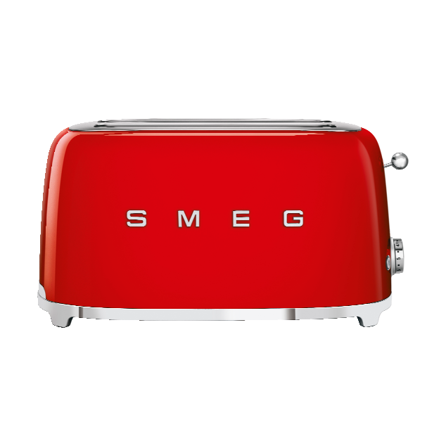 Smeg 50's Style leivänpaahdin 4x4 viipaletta Punainen