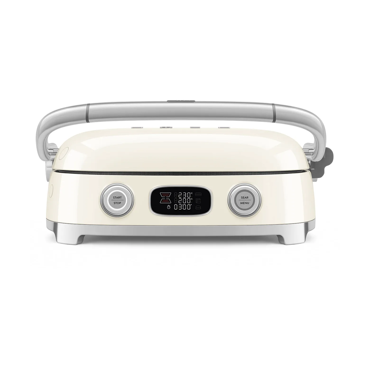 Smeg 50's Style monitoimigrilli, Creme korkeakiilto Smeg