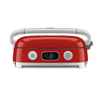 Smeg 50's Style monitoimigrilli - Punainen korkeakiilto - Smeg