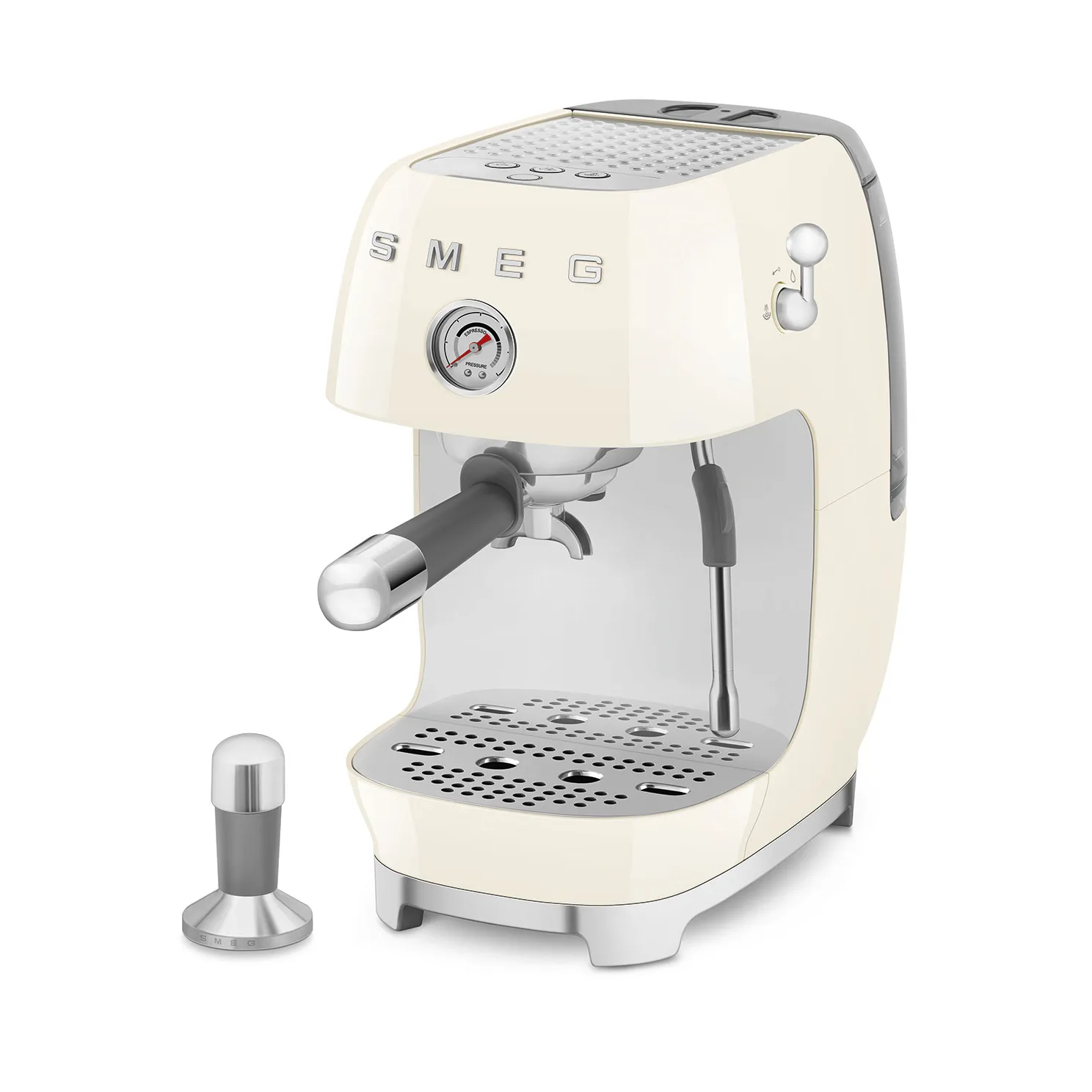 Smeg 50's style puolautomaattinen espressokone ECF03, Kerma Smeg