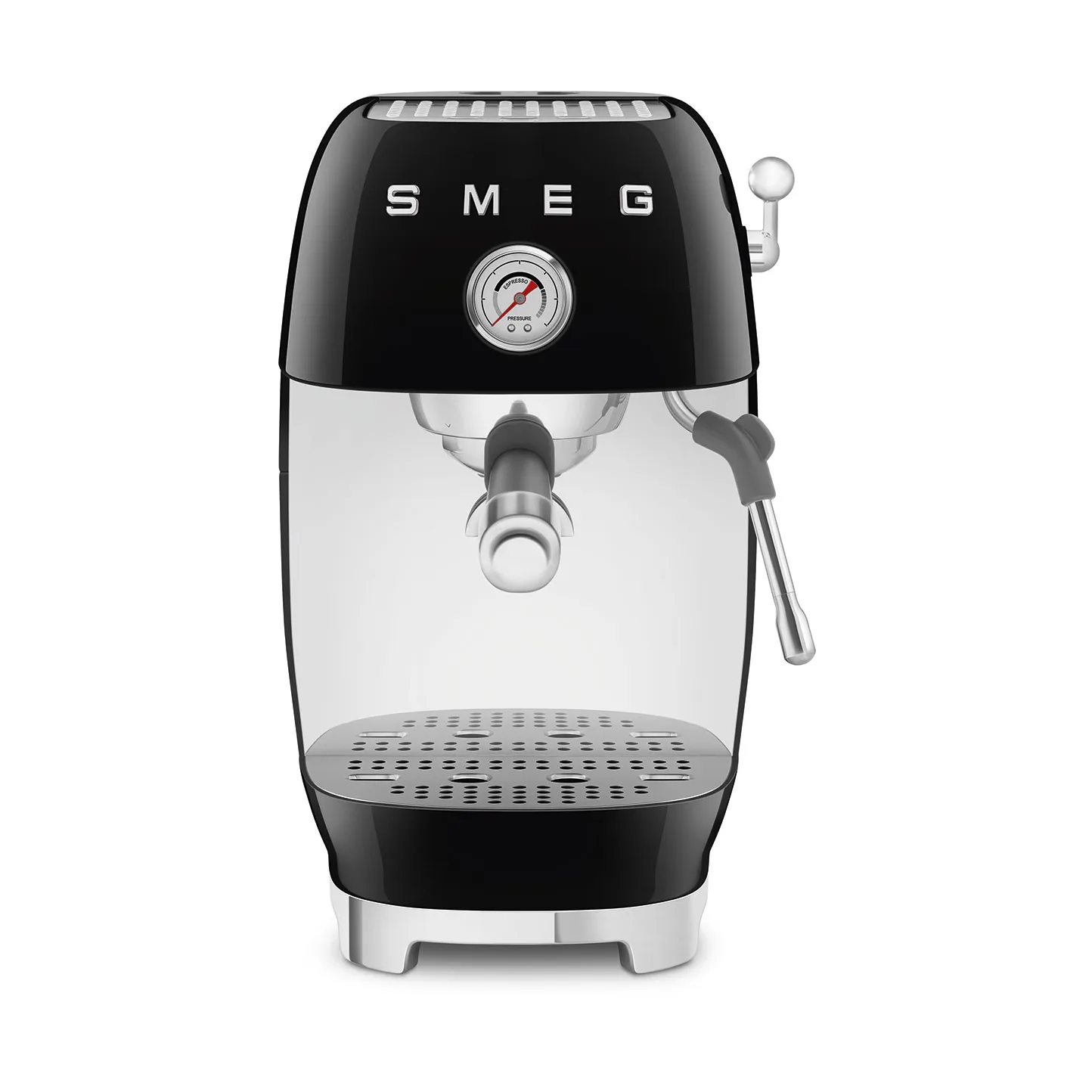Smeg 50's style puolautomaattinen espressokone ECF03, Musta Smeg