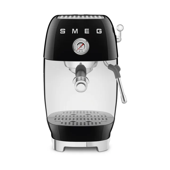 Smeg 50's style puolautomaattinen espressokone ECF03 - Musta - Smeg