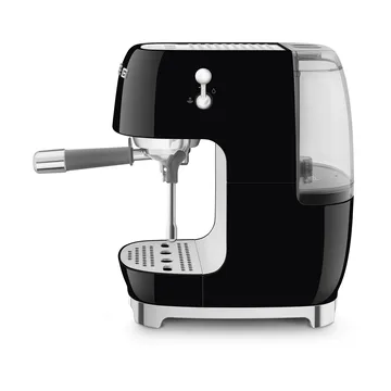 Smeg 50's style puolautomaattinen espressokone ECF03 - Musta - Smeg