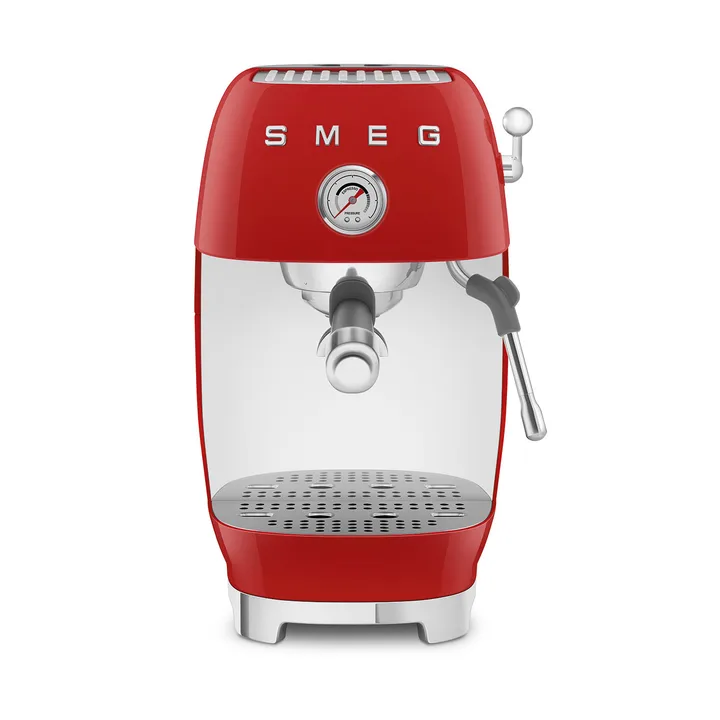 Smeg 50's style puolautomaattinen espressokone ECF03 - Punainen - Smeg