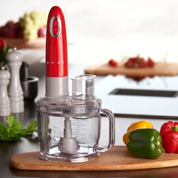 Smeg 50's Style sauvasekoitin setti 4 osaa - Punainen - Smeg