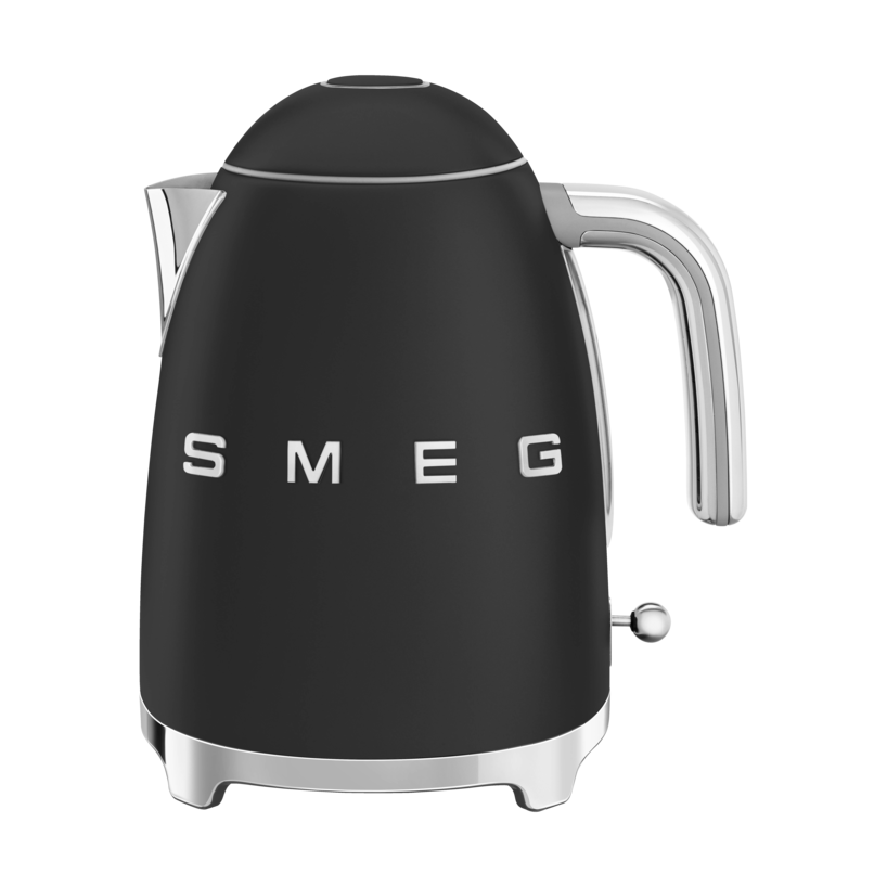 Smeg 50's Style vedenkeitin 1,7 L Mattamusta | Skandinaavinen Sisustus | Musta