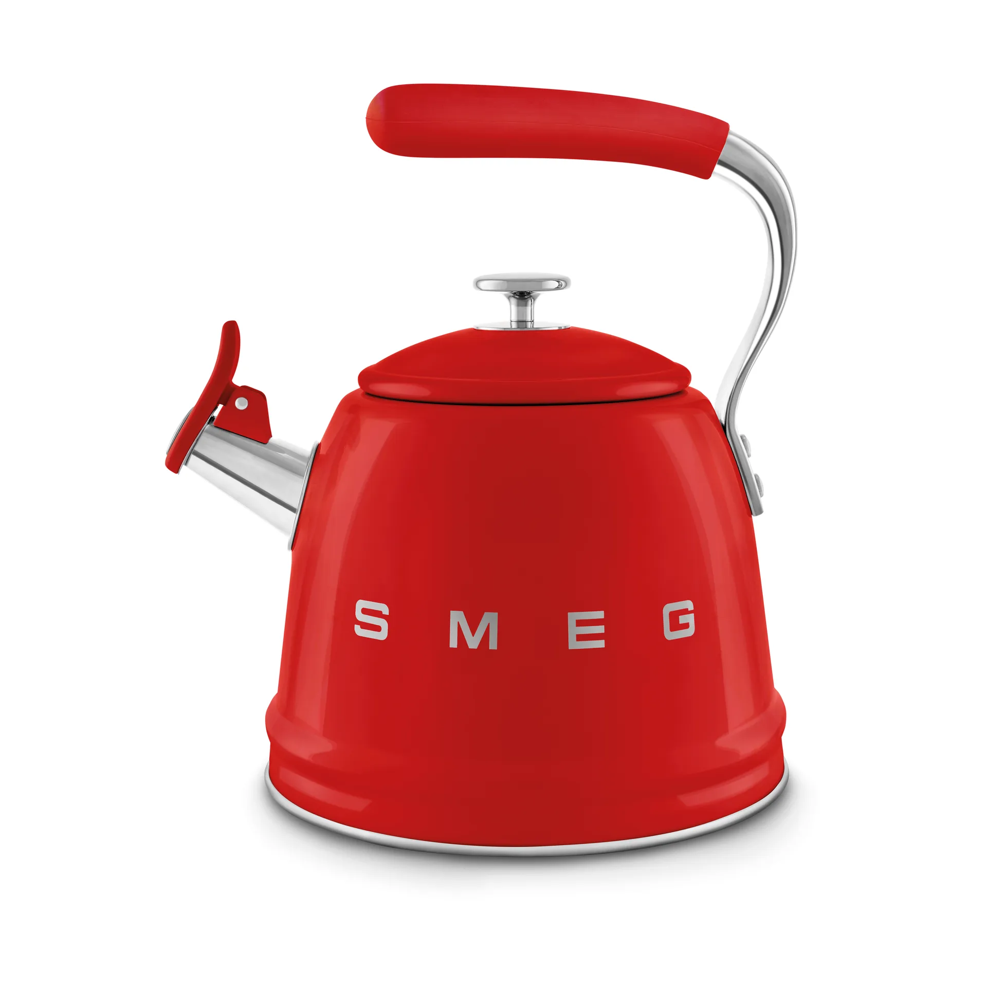 Smeg 50's Style vedenkeitin, jossa kuulutusääni, Punainen Smeg
