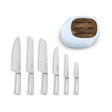 Smeg 50's Style veitsi setti 7 osaa - Pastell sininen - Smeg