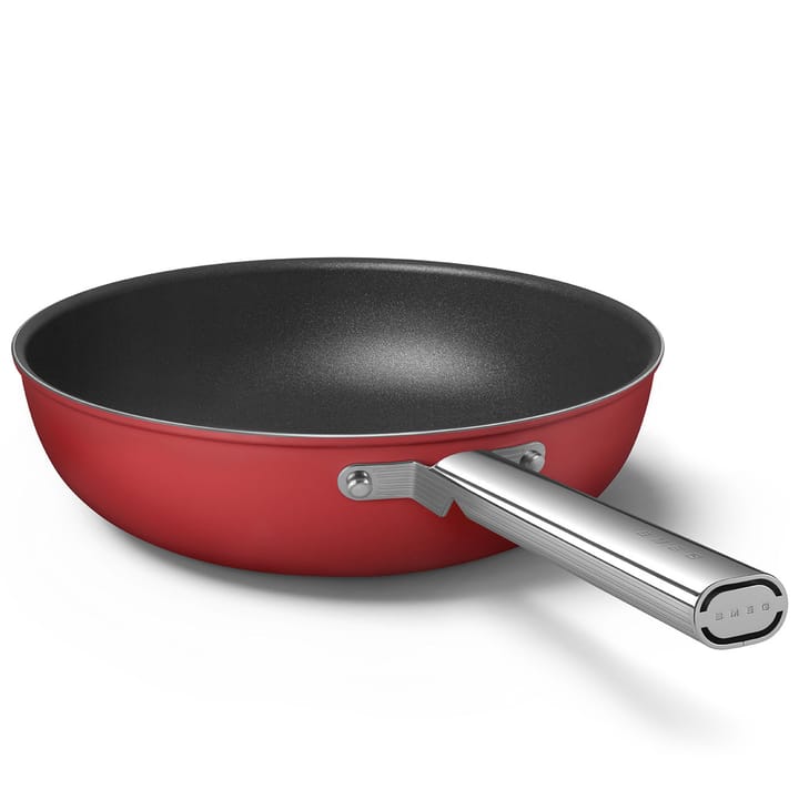 SMEG 50's Style wokpannu Ø30 cm  - Punainen - Smeg