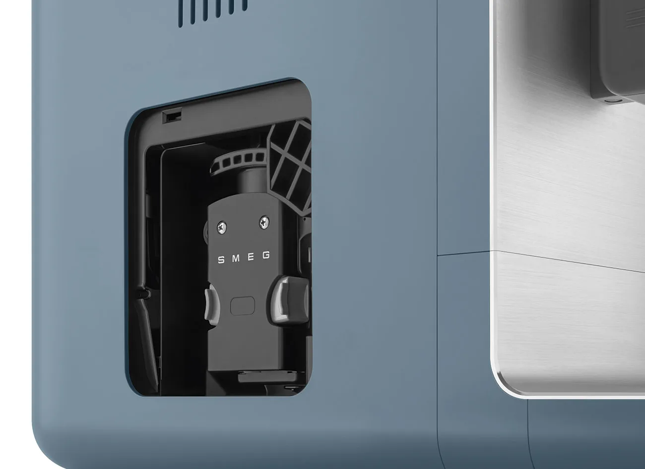 Smeg espressokone säiliöllä automaattinen, Stormsininen Smeg