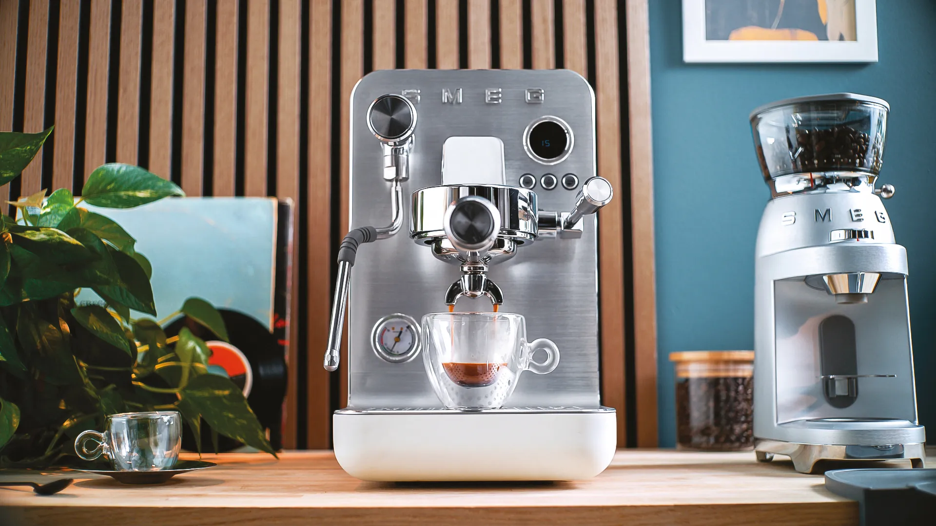 Smeg minipro espressokeitin, Valkoinen Smeg