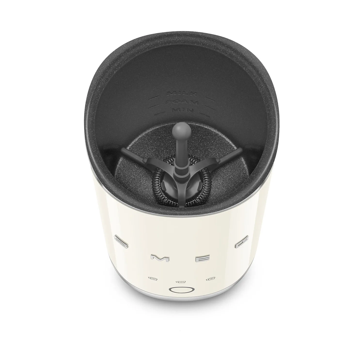 Smeg sähköinen mini-maidonvaahdotin MFF02, Kermainen Smeg