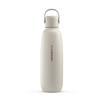 Fizz & Go -pullo - Hiekka-ruostumaton teräs, 0,9 l - Sodastream