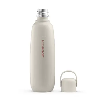 Fizz & Go -pullo - Hiekka-ruostumaton teräs, 0,9 l - Sodastream