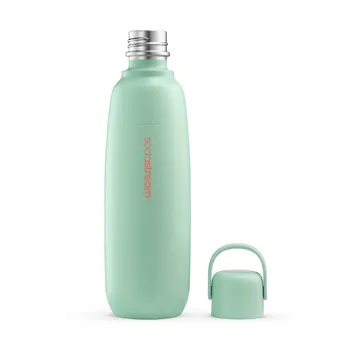 Fizz & Go -pullo - Minttu-ruostumaton teräs, 0,9 l - Sodastream