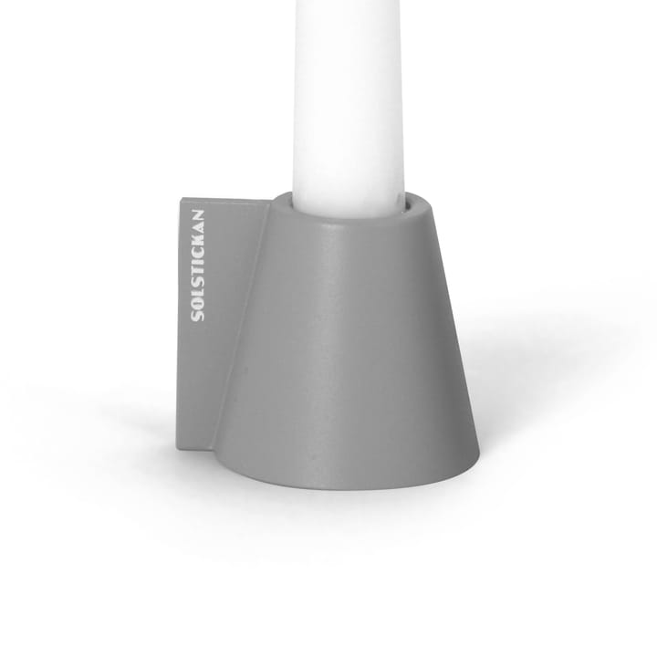 Flipp kynttilänjalka 5 x 6 cm - Harmaa - Solstickan Design
