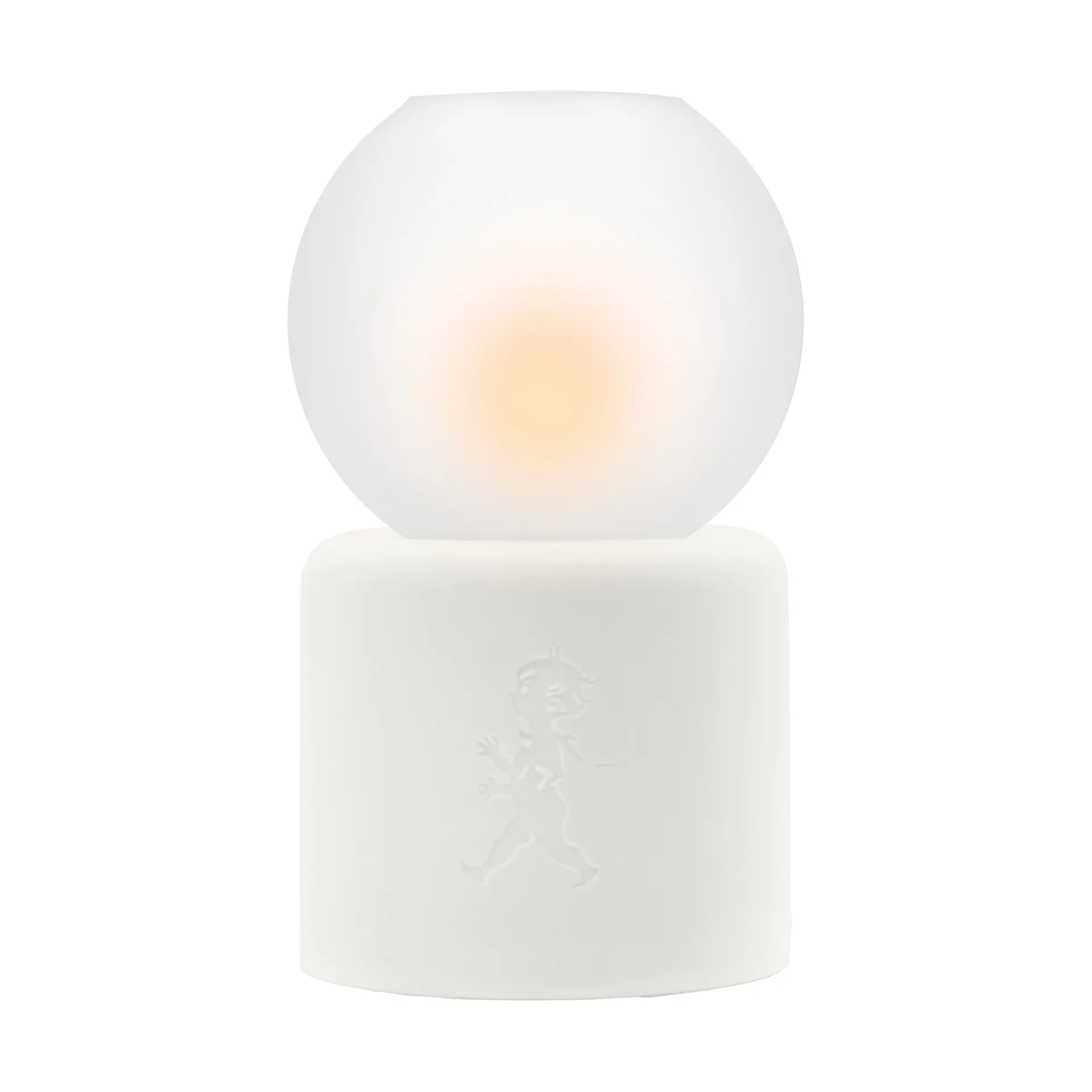 Globe lämpökynttilälyhty Ø9,5x17 cm, Valkoinen Solstickan Design