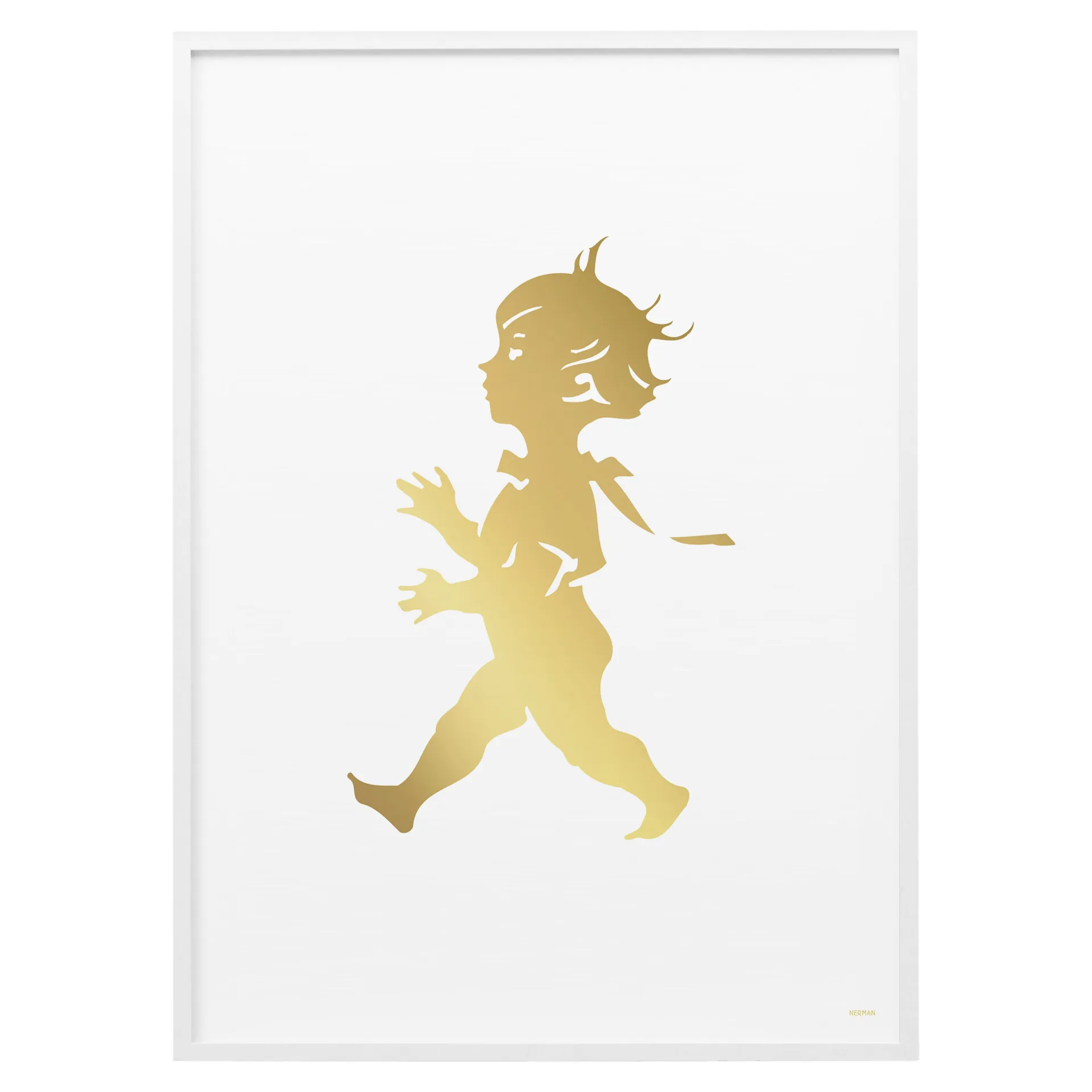 Solstickan juliste 50 x 70 cm, Kulta-valkoinen Solstickan Design