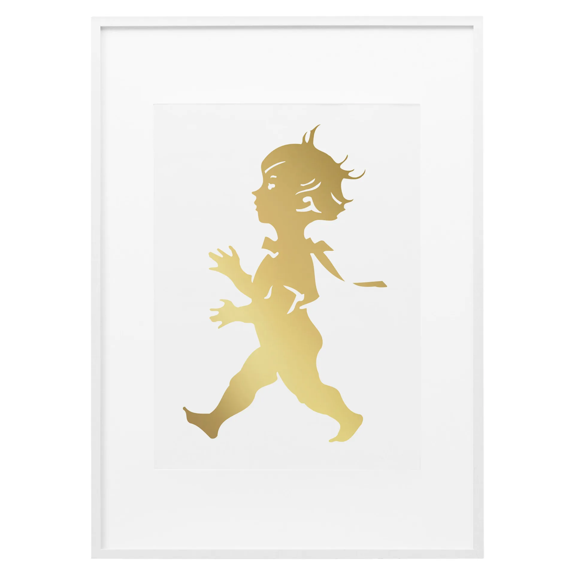 Solstickan juliste 50 x 70 cm, Kulta-valkoinen Solstickan Design