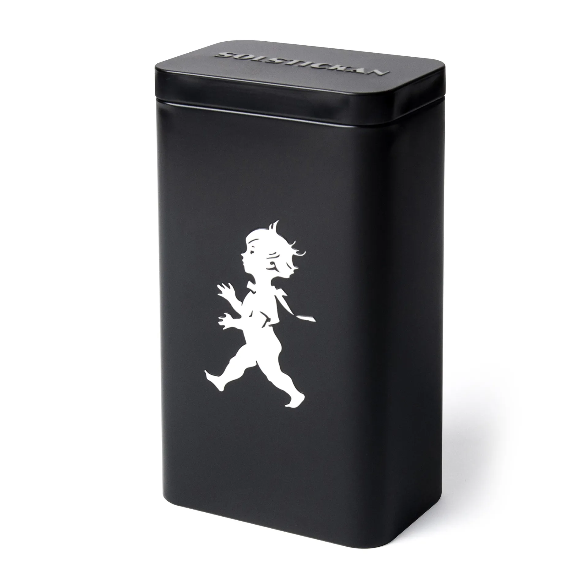 Solstickan kahvipurkki 20,5 cm, Mattamusta Solstickan Design