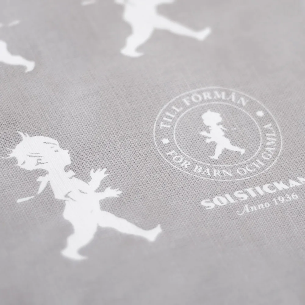 Solstickan keittiöpyyhe 50 x 70 cm, Harmaa-valkoinen Solstickan Design