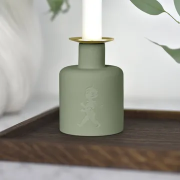 Solstickan keramiikkakynttilänjalka - Vihreä - Solstickan Design