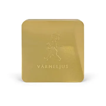 Solstickan laatikko lämpökynttilöille 21 x 21 cm - Kulta - Solstickan Design