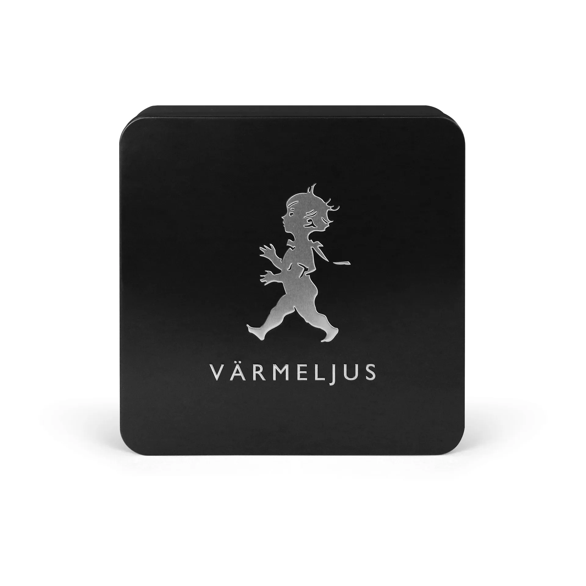 Solstickan laatikko lämpökynttilöille 21 x 21 cm, Mattamusta Solstickan Design