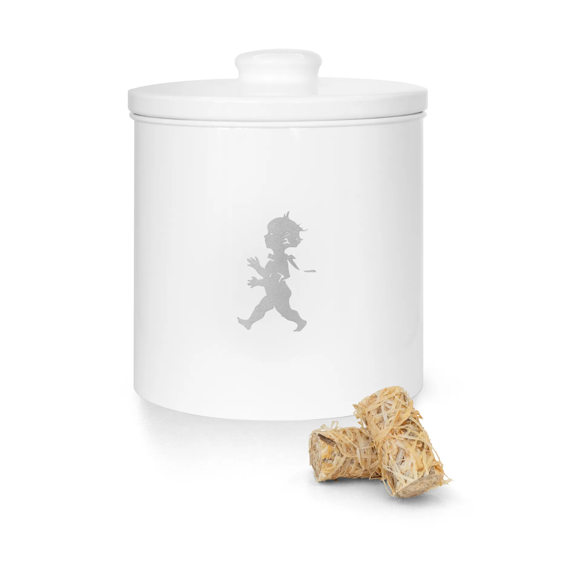 Solstickan säilytyspurkki kannella Ø17 cm, Valkoinen Solstickan Design