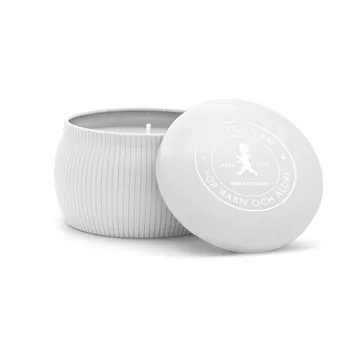 Solstickan tuoksukynttilä 25 h - Valkoinen-eukalyptus - Solstickan Design