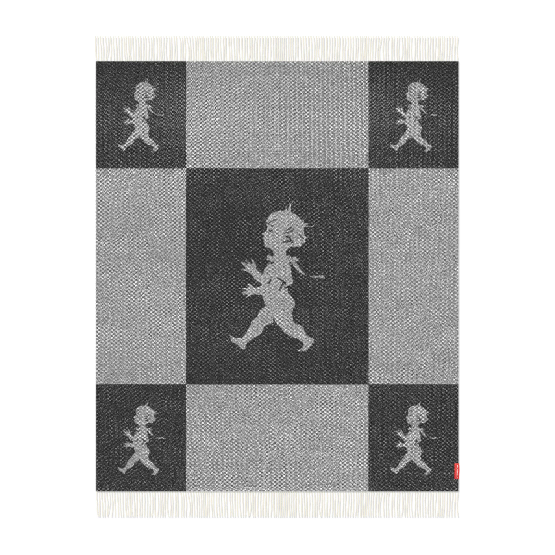 Solstickan viltti merinovillaa 130 x 170 cm, Antrasiitinharmaa Solstickan Design